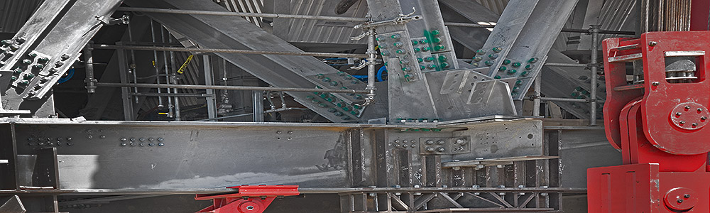Jointed Support Steel Beams with High Tension Nuts and Bolts - Civil / Structural Engineering - Gekko Engineering
