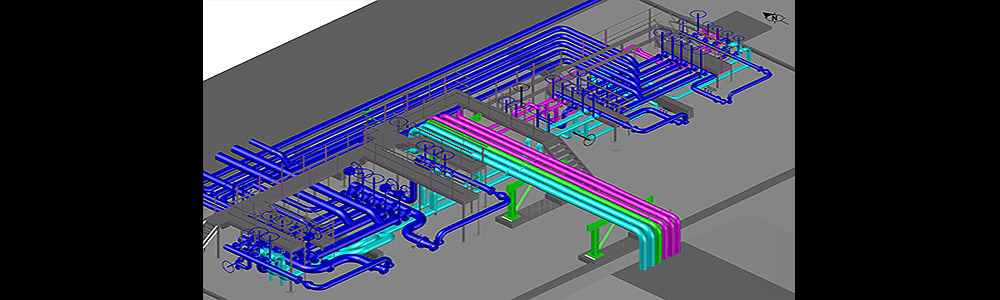 3D CAD Drawing - Piping